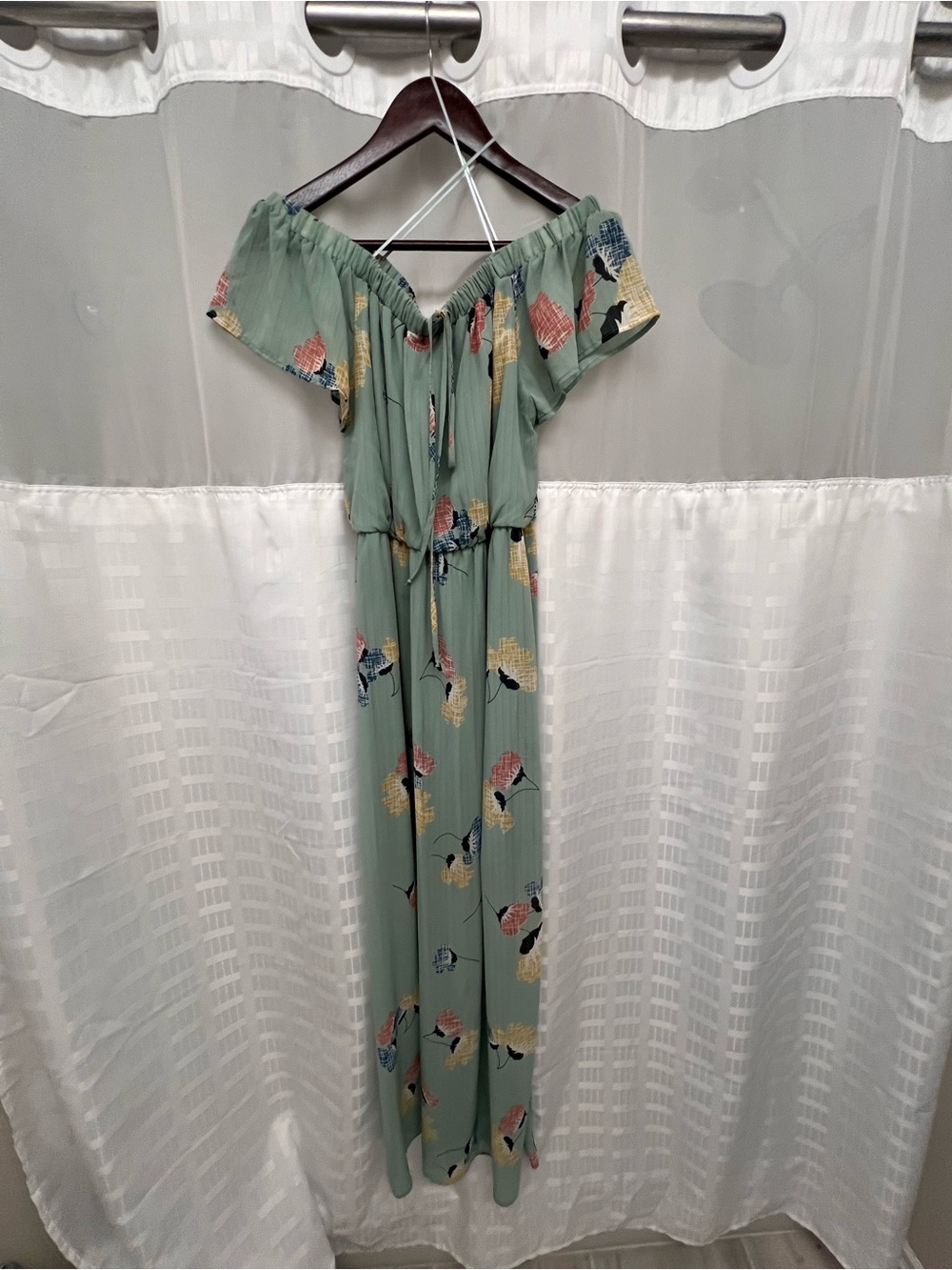 Sienna Sky Sage Green Floral Maxi Dress